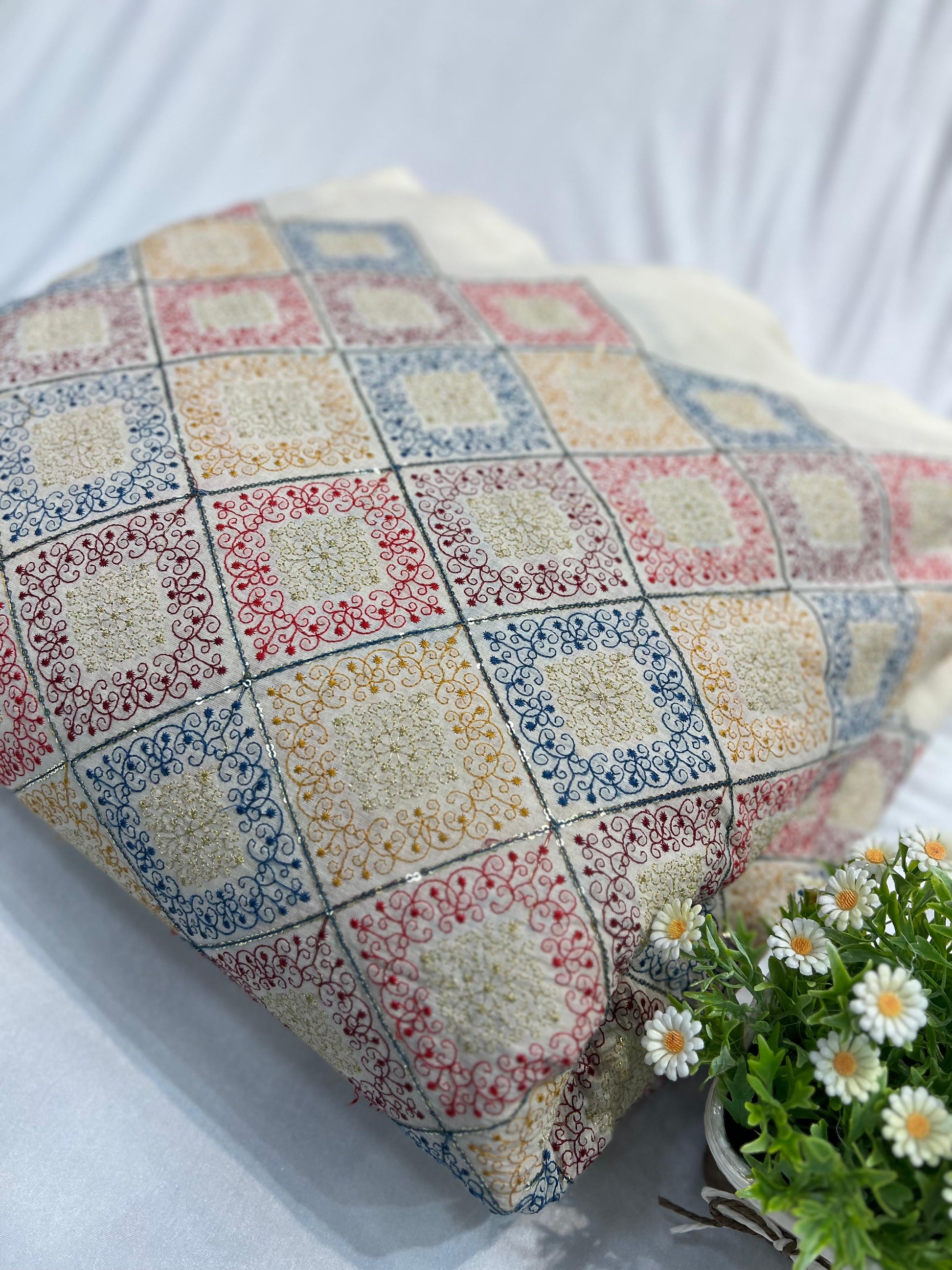 COTTON MUTI THREAD SEQUENCE EMBROIDERY